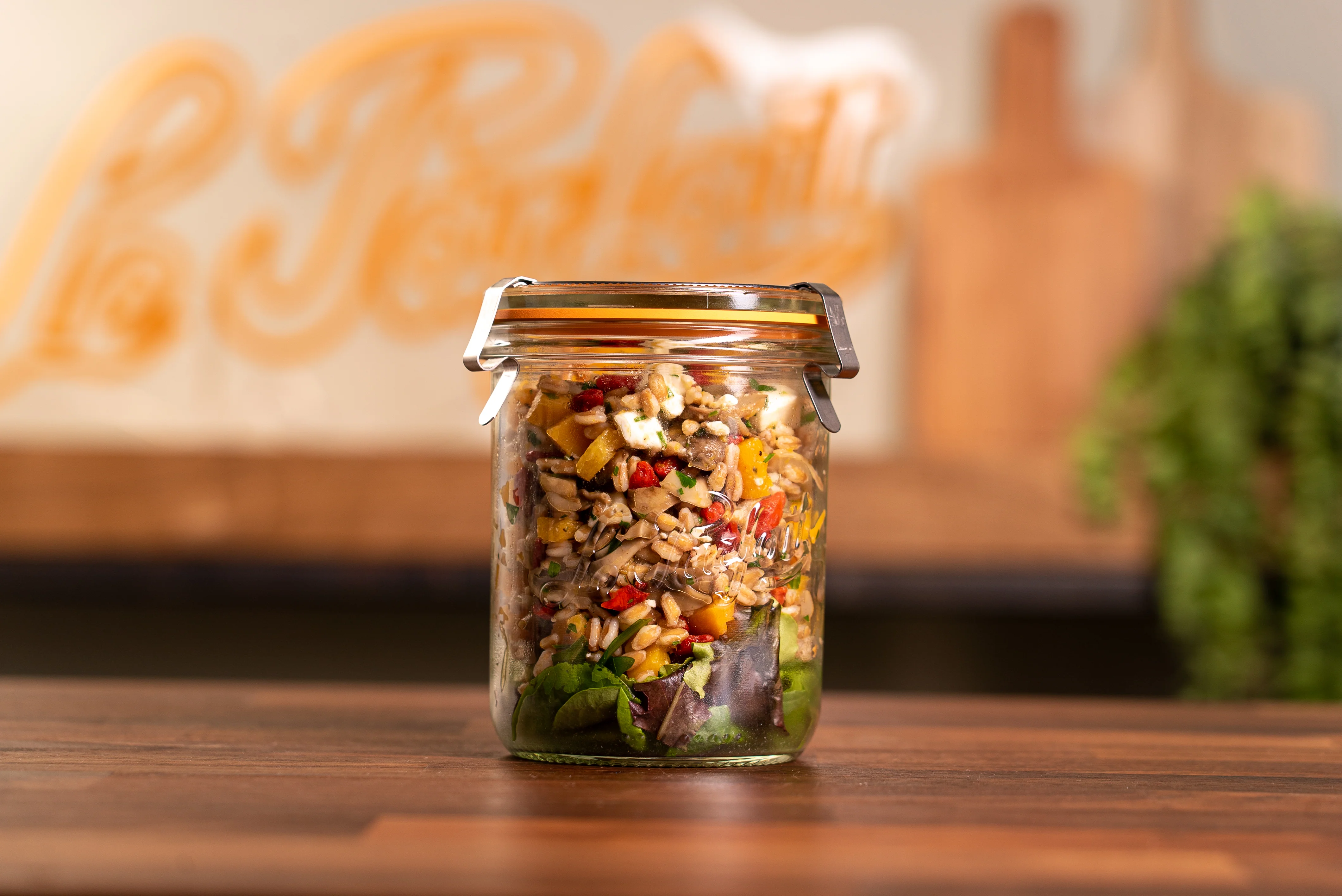 "Bistrot" glass jar - With frame - Le Parfait - Image 5