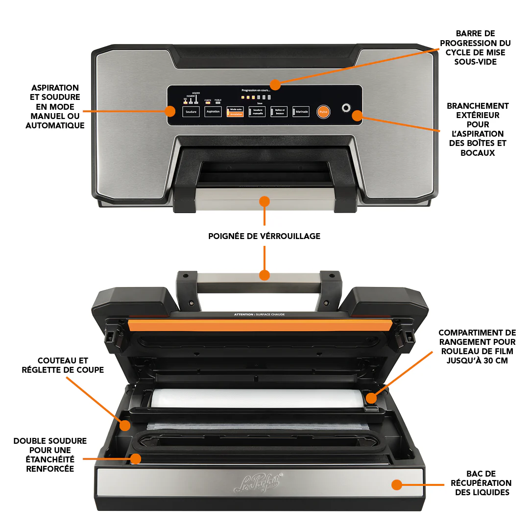 Experte 130 watt vacuum packaging machine Le Parfait® The Essentials - Image 4