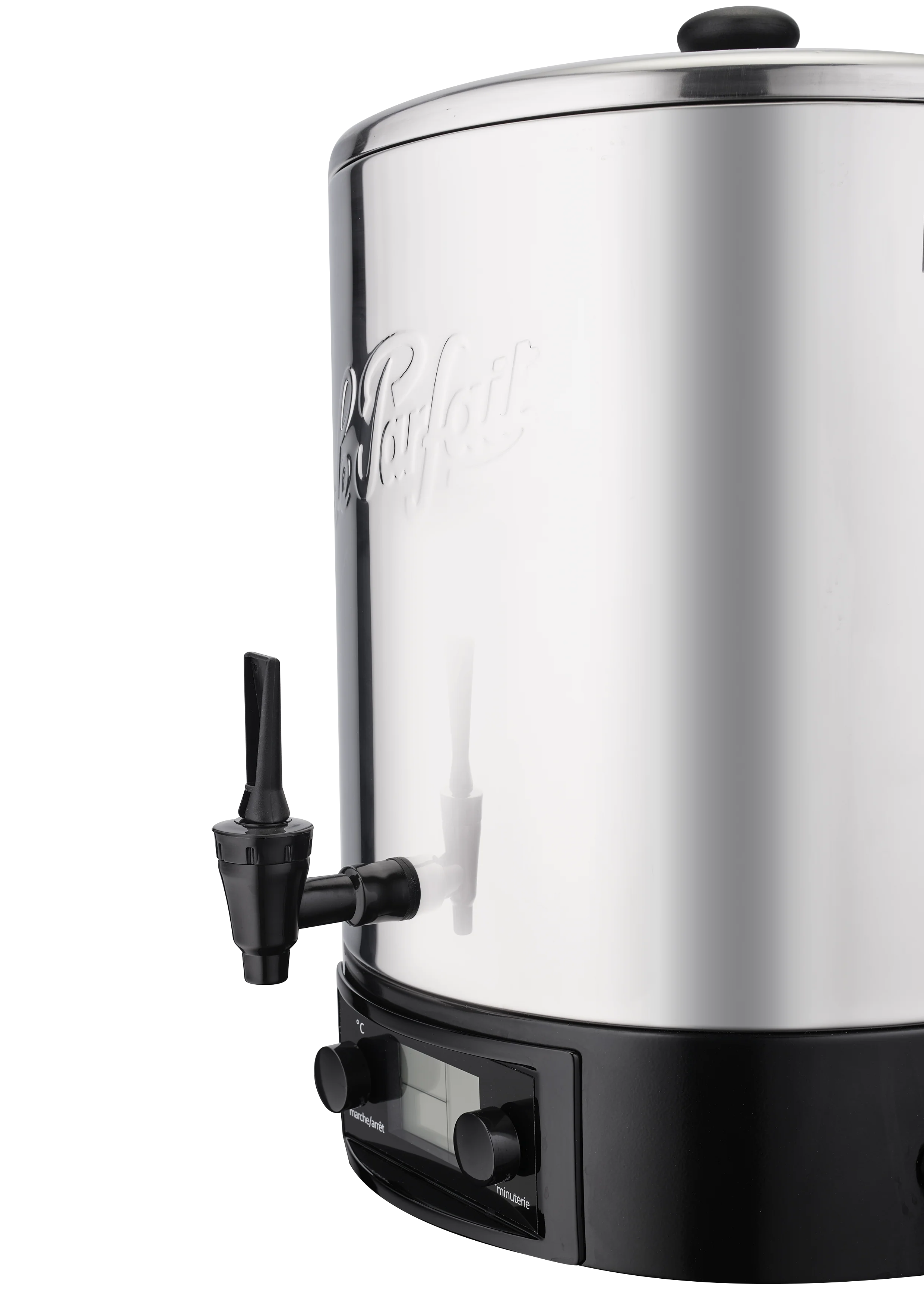 23 L stainless steel electric sterilizer with glass lid + 4 Super 1 L jars included - Image 3